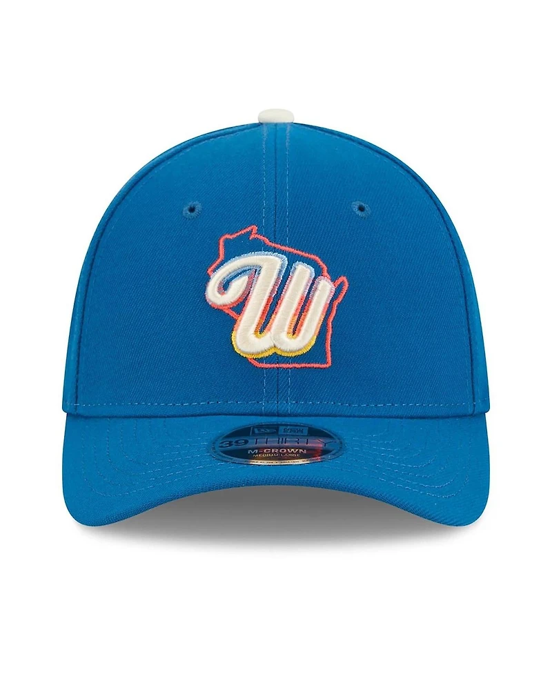 New Era Men's Black Milwaukee Brewers 2026 City Connect M-Crown 39THIRTY Flex Hat