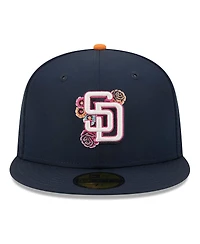 New Era Men's Cream/Navy San Diego Padres 2026 City Connect Batting Practice 59FIFTY Fitted Hat