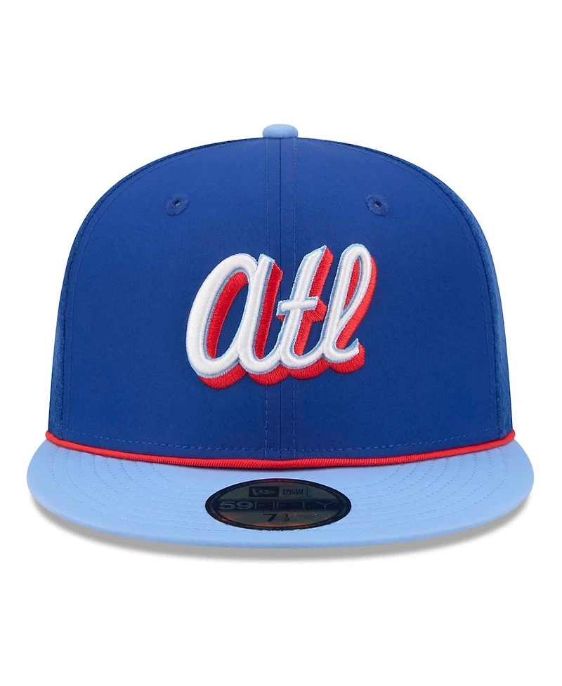 New Era Men's Black Atlanta Braves 2026 City Connect Batting Practice 59FIFTY Fitted Hat