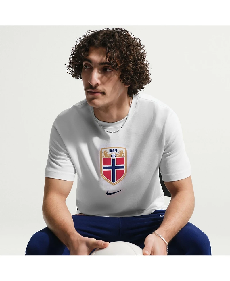 Nike Men's White Norway National Team Crest T-Shirt
