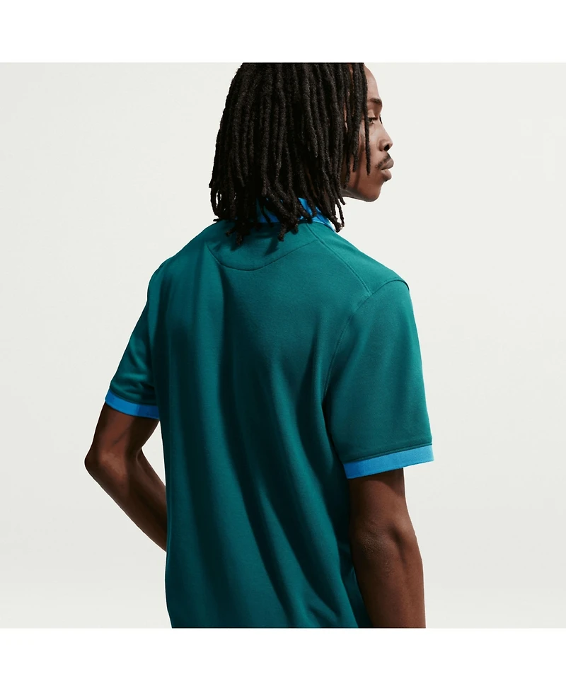 Nike Men's Green Brazil National Team Dri-fit Polo Shirt