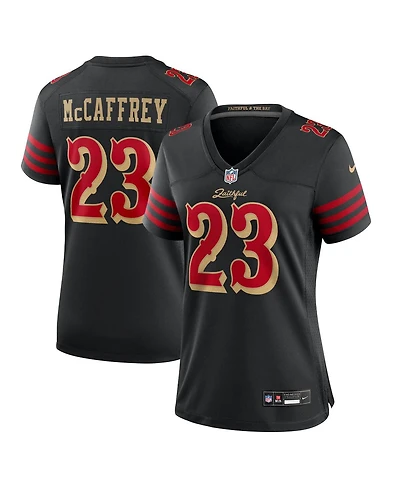 Nike Women'sChristian McCaffrey Black San Francisco 49ers 2025 Rivalries Collection Game Jersey
