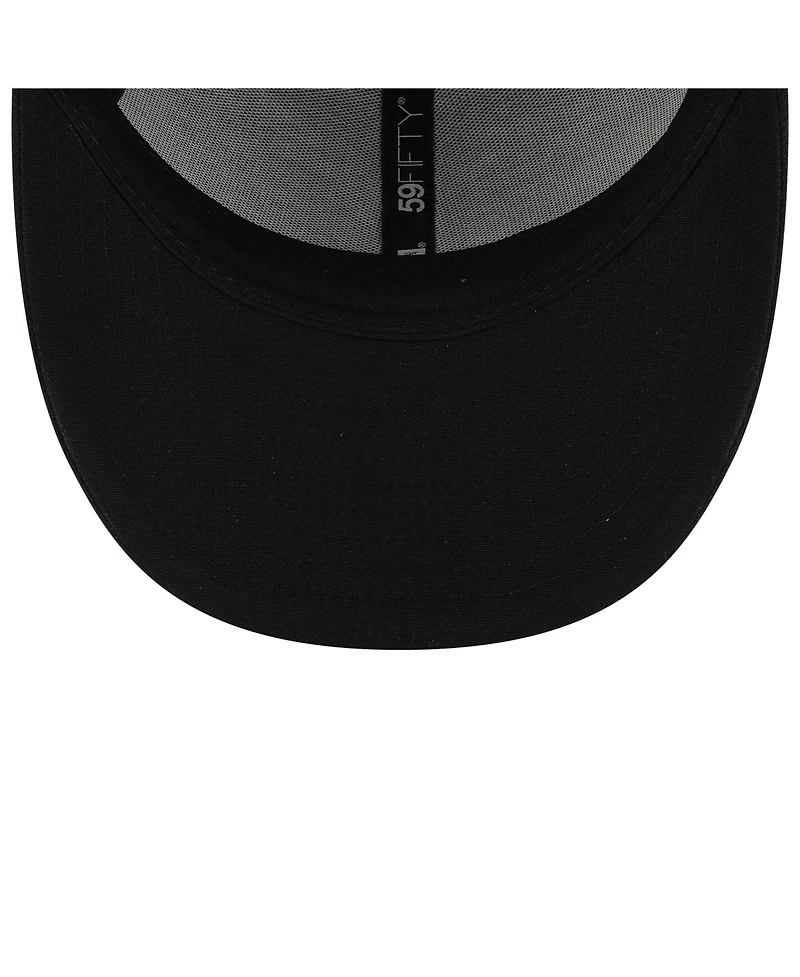 New Era Men's Black Florida Marlins On-Field Authentic Collection Low Profile 59FIFTY Fitted Hat