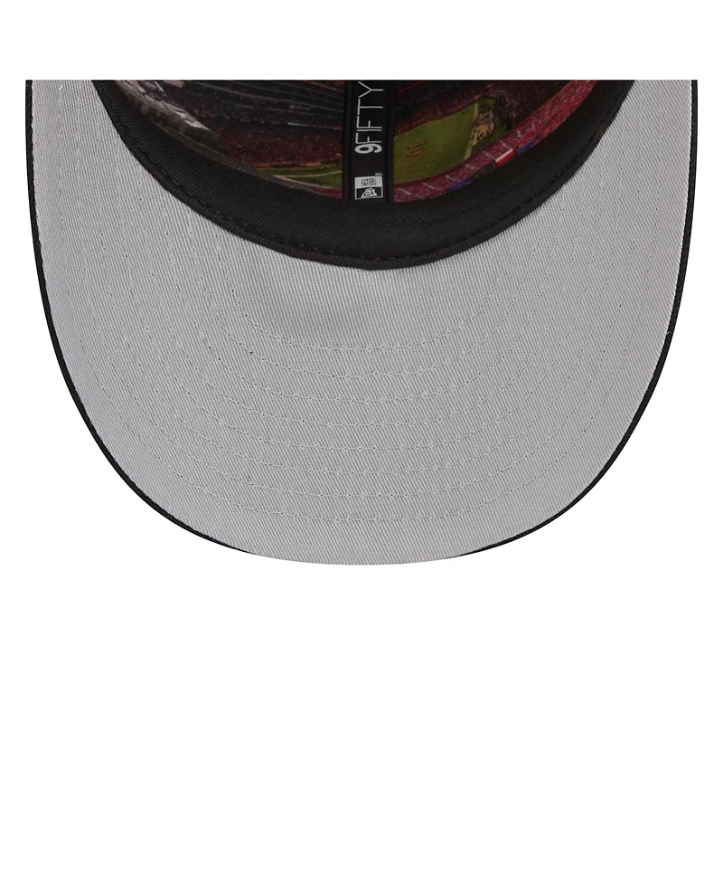 New Era Men's Scarlet/Black San Francisco 49ers 2026 Nfl Draft On Stage Pre-Curved 9FIFTY Snapback Hat