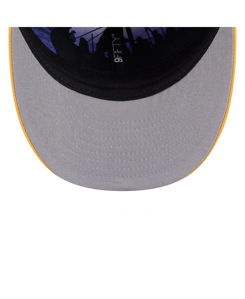 New Era Men's Purple/Gold Minnesota Vikings 2026 Nfl Draft On Stage Pre-Curved 9FIFTY Snapback Hat