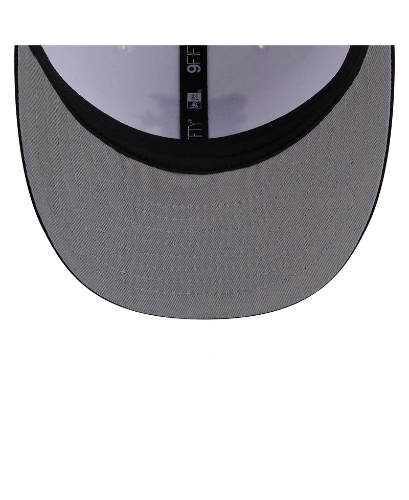 New Era Men's White/Black Houston Texans 2026 Nfl Draft Pre-Curved 9FIFTY Snapback Hat