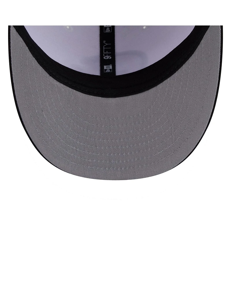 New Era Men's White/Black Cleveland Browns 2026 Nfl Draft Pre-Curved 9FIFTY Snapback Hat