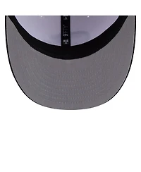 New Era Men's White/Black Cleveland Browns 2026 Nfl Draft Pre-Curved 9FIFTY Snapback Hat