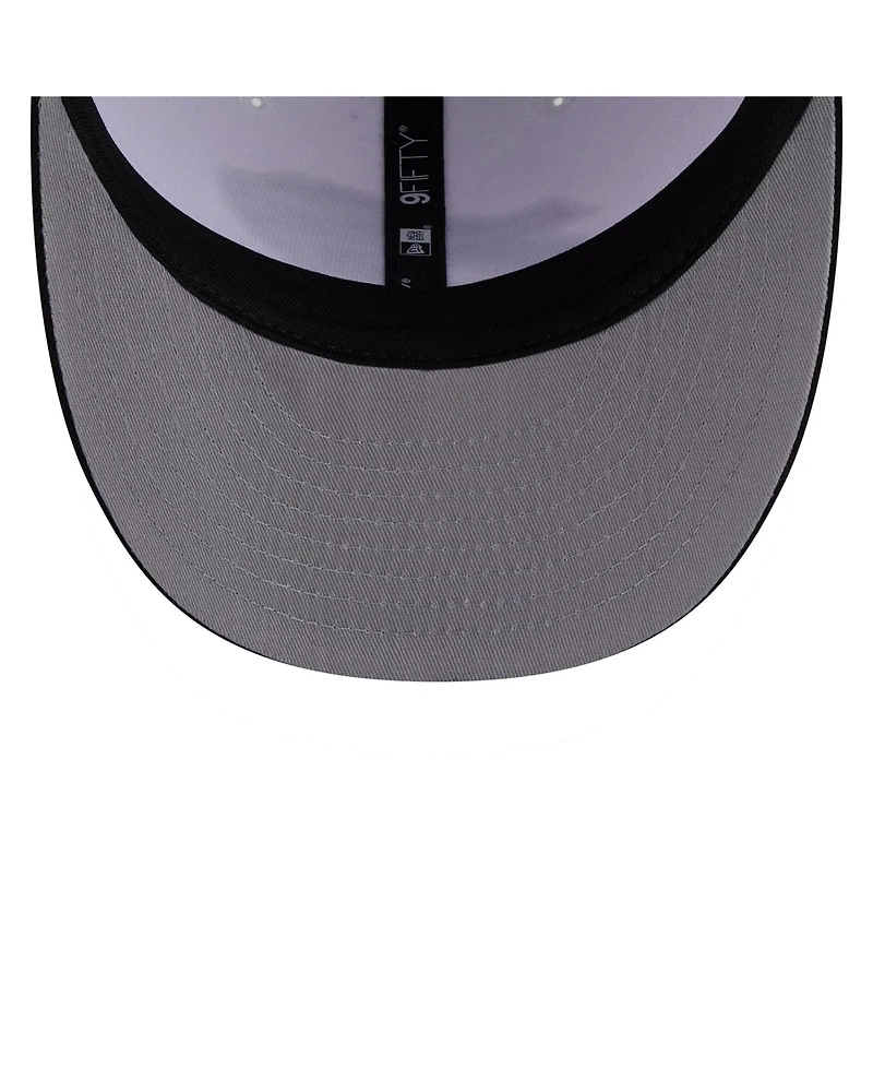 New Era Men's White/Black Buffalo Bills 2026 Nfl Draft Pre-Curved 9FIFTY Snapback Hat