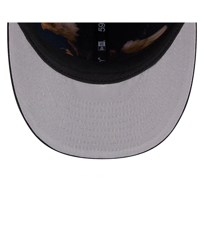 New Era Men's Midnight Green/Black Philadelphia Eagles 2026 Nfl Draft Pre-Curved 59FIFTY Fitted Hat