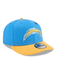 New Era Men's Powder Blue/Gold Los Angeles Chargers 2026 Nfl Draft On Stage Pre-Curved 9FIFTY Snapback Hat