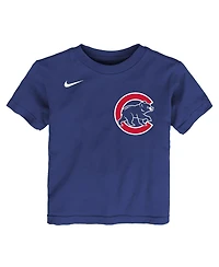 Nike Toddler Pete Crow-Armstrong Rush Blue Chicago Cubs Name Number T-Shirt