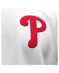 Fanatics Women's White Philadelphia Phillies Baseball Stitch Spirit Jersey Long Sleeve T-Shirt