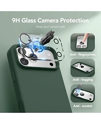 Gonez Magnetic for iPhone 17 Pro Case, Compatible with MagSafe, Liquid Silicone Anti-Scratch Shockproof Protective Phone Case 6.3 inch, Army Green