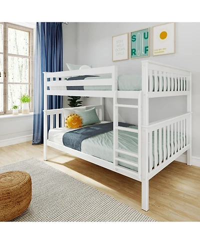Max and Lily Classic Queen over bunk bed
