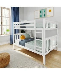 Max and Lily Classic Queen over bunk bed