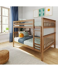Max and Lily Classic Queen over bunk bed
