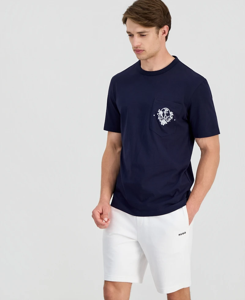Hugo by Boss Men's Durstee Crewneck Graphic T-Shirt