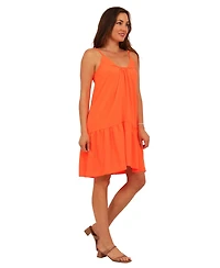 24seven Comfort Apparel Women's Scoop Neck Dress