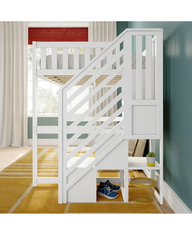 Max and Lily Classic Full High Loft wiith Staircase