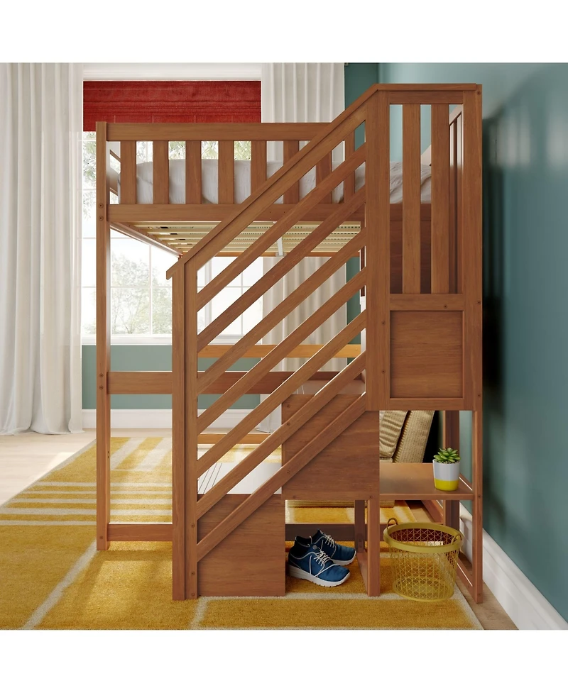 Max and Lily Classic Full High Loft wiith Staircase