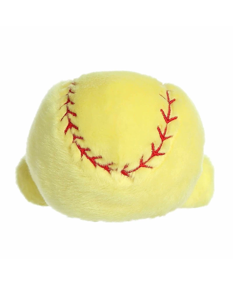 Aurora Mini Shortstop Soft Ball Palm Pals Adorable Plush Toy Yellow 5"