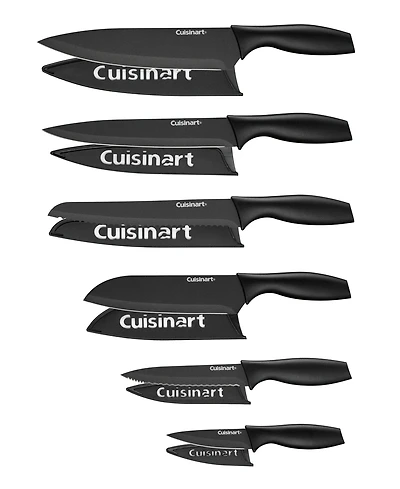 Cuisinart Ceramic Coated 12-Piece Cutlery Knife Set