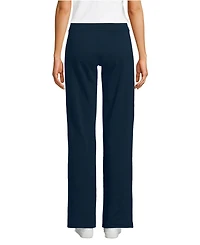 Lands' End Petite Starfish Mid Rise Straight Leg Pants