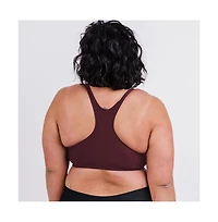 Calypsa Plus Racerback Swim Bra with Removable Cups