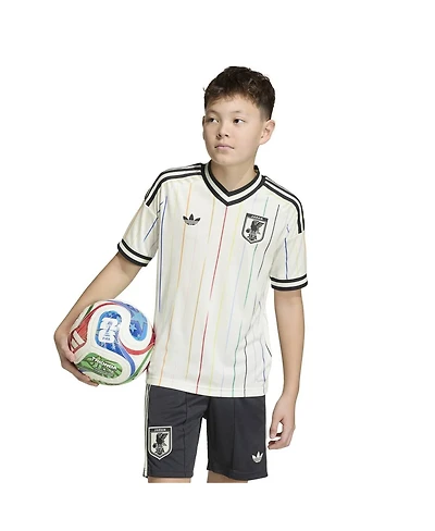 Adidas Big Boys and Girls White Japan National Team 2026 Away Replica Jersey