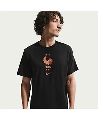 Nike Men's Black France National Team Crest T-Shirt