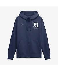 Nike Men's Navy New York Yankees Primetime Lockup Full-Zip Hoodie