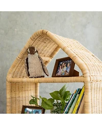Momiji Alaya Handcrafted Rattan Kids House Shelf