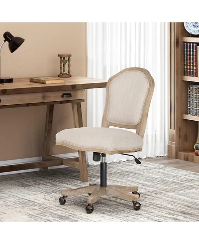 Streamdale Furniture French Country Swivel Office Chair - Adjustable Height