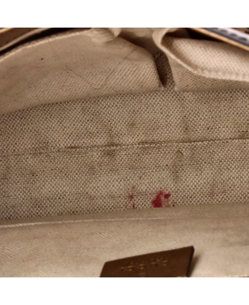Pre-Owned Gucci Medium Emily Chain Flap Bag Guccissima Patent