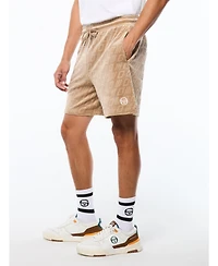 Sergio Tacchini Men's Bandiera Debossed Velour Short