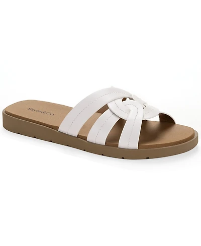 Style & Co Women's Maggiee Twist Strap Flat Sandals, Macy's Exclusive