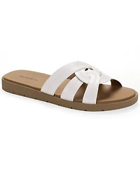 Style & Co Women's Maggiee Twist Strap Flat Sandals, Macy's Exclusive