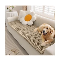 FunnyFuzzy Soft Flannel Breathable Sofa Seat Pad