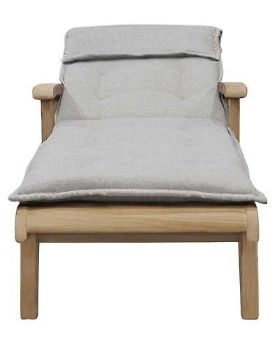 Bristol 33" Fabric Chaise Lounge Chair, Created for Macy's