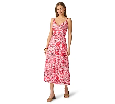 Adrianna Women's V-Neck Midi Dress