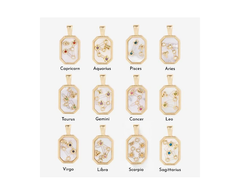 Little Sky Stone Birthstone Zodiac Pendant Necklace