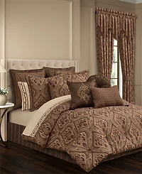 Five Queens Court Odette Print 4-Pc. Comforter Set