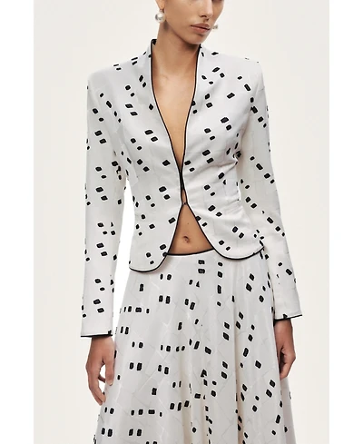 Nocturne Women's Printed Tailored Jacket