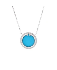 Pre-Owned Tiffany and Co T Circle Pendant Necklace
