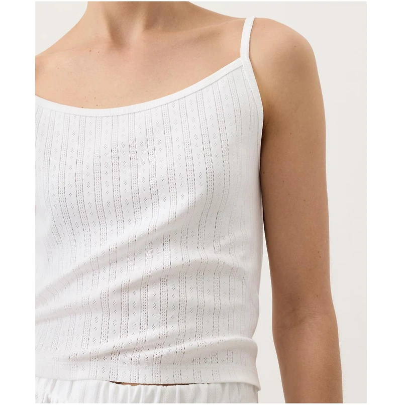 Pact Women's Organic Cotton Pointelle Cami