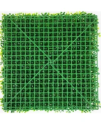 Sugift Boxwood Hedge Wall Panels Set of 20, 20" x 20", Outdoor Indoor Privacy Screen