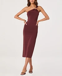 Astr the Label Women's Sleeveless One-Shoulder Bodycon Dress