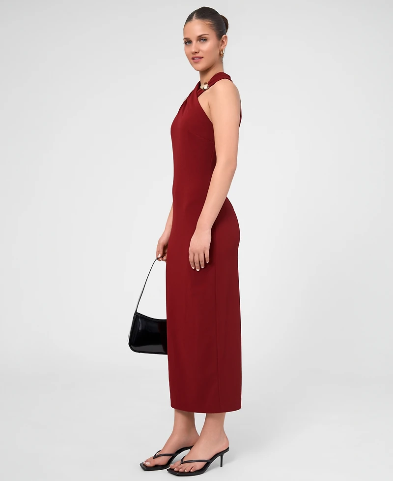 Rachel Rachel Roy Women's Halter Neck Midi Dress