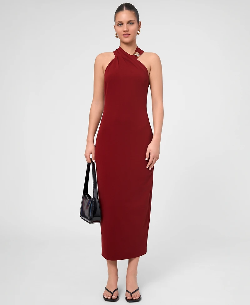 Rachel Rachel Roy Women's Halter Neck Midi Dress